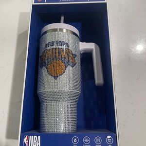 NBA New York Knicks Bling Limited Edition Tumbler Cup 40oz Stainless New In Box.